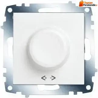 Viko Karre/Meridian Beyaz Rotatif Dimmer R 40-600W (Çerçeve Hariç) 90967047